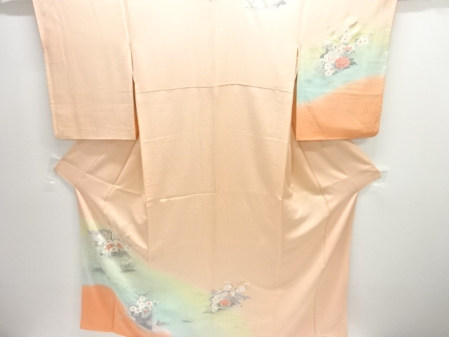 JAPANESE KIMONO / HOMONGI / AUTUMN FLOWERS